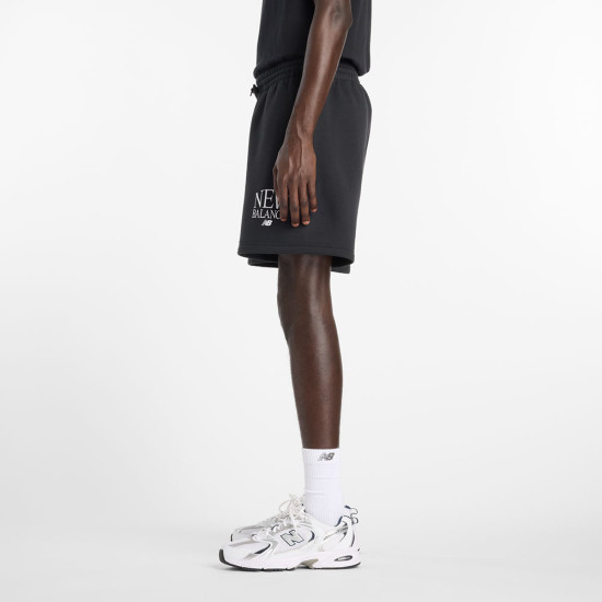 New Balance Ανδρικό σορτς Reimagined Fleece Short 7"